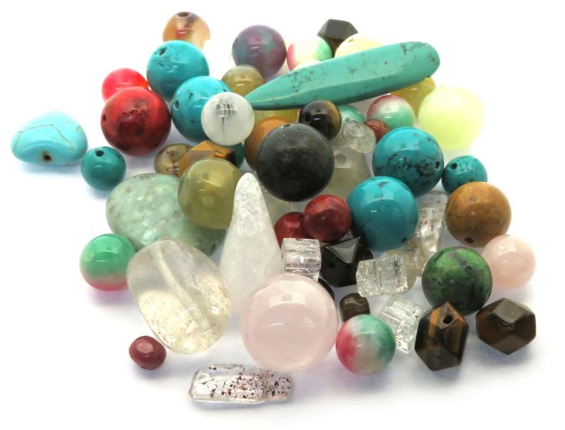 100gms Loose Mixed Gemstone Bead Pack