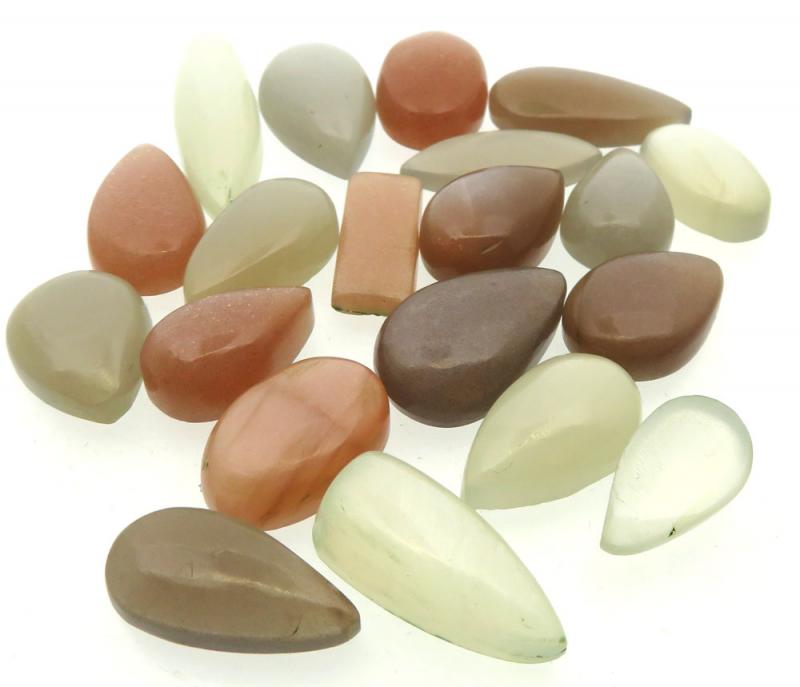 Mixed Moonstone Cabochon Pack