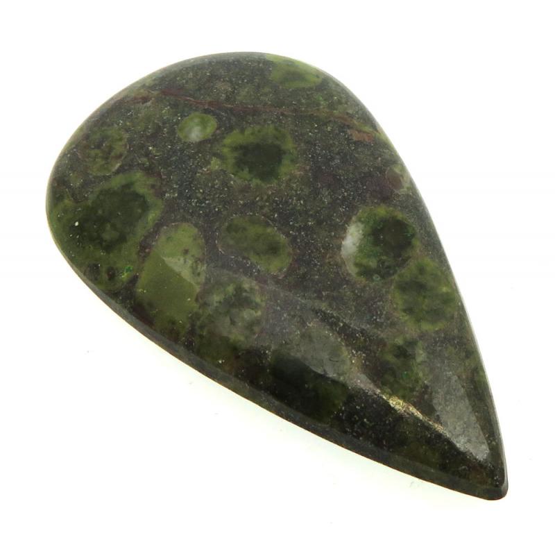 Teardrop 40x23mm Epidote Cabochon 01