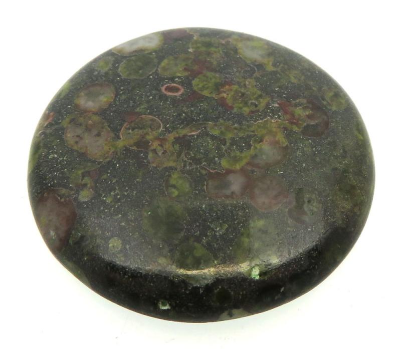 Round 35x35mm Epidote Cabochon 02