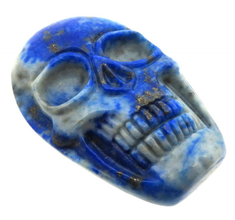 Skull 50x33mm Lapis Lazuli Cabochon 04