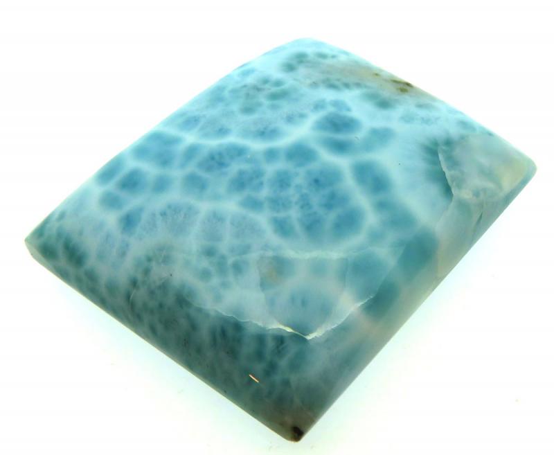 Rectangle 38x31mm Larimar Cabochon 01