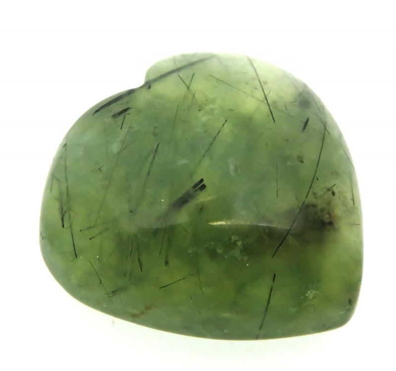 Heart 25x26mm Prehnite Cabochon 06