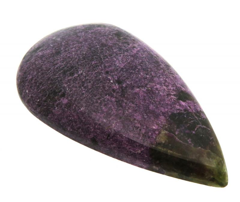 Teardrop 46x27mm Stichtite Cabochon 01