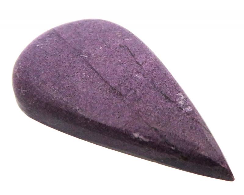 Teardrop 41x23mm Stichtite Cabochon 05