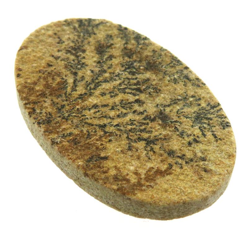 Oval 42x26mm Psilomelane Dendrite Cabochon 08