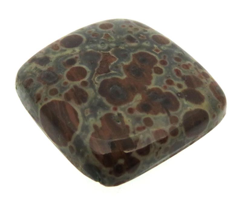 Rectangle 26x24mm Asteroid Jasper Cabochon 06