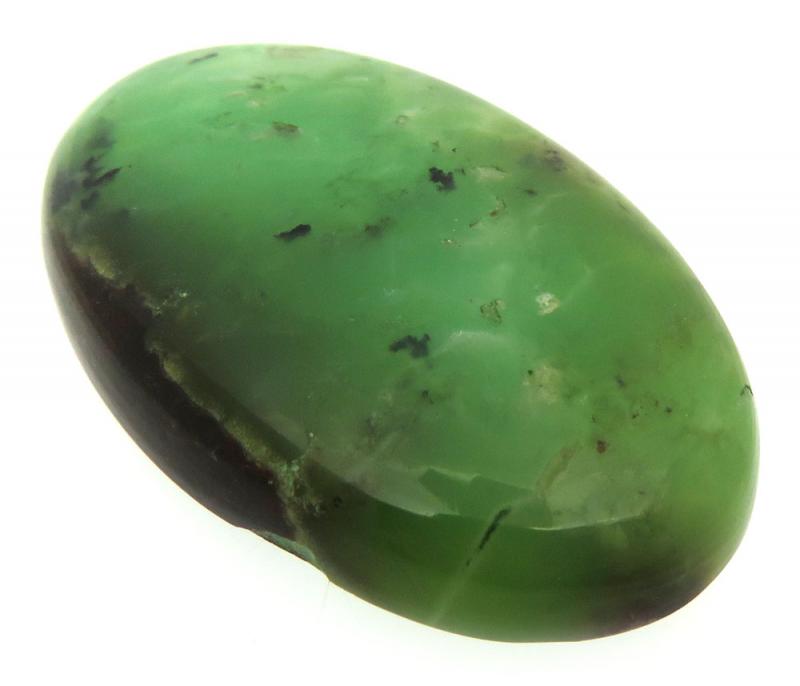 Oval 36x22mm Chrysoprase Cabochon 09
