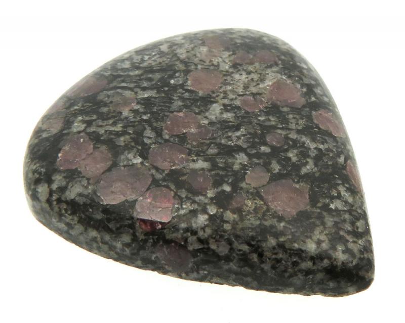 Teardrop 35x32mm Spinel in Matrix Cabochon 02