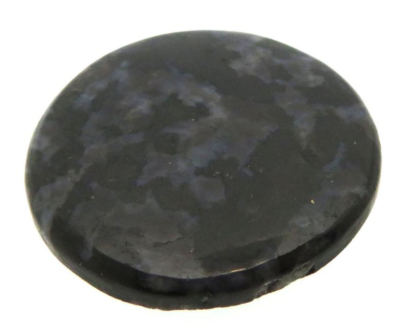 Round 34x34mm Indigo Gabro Jasper Cabochon 01
