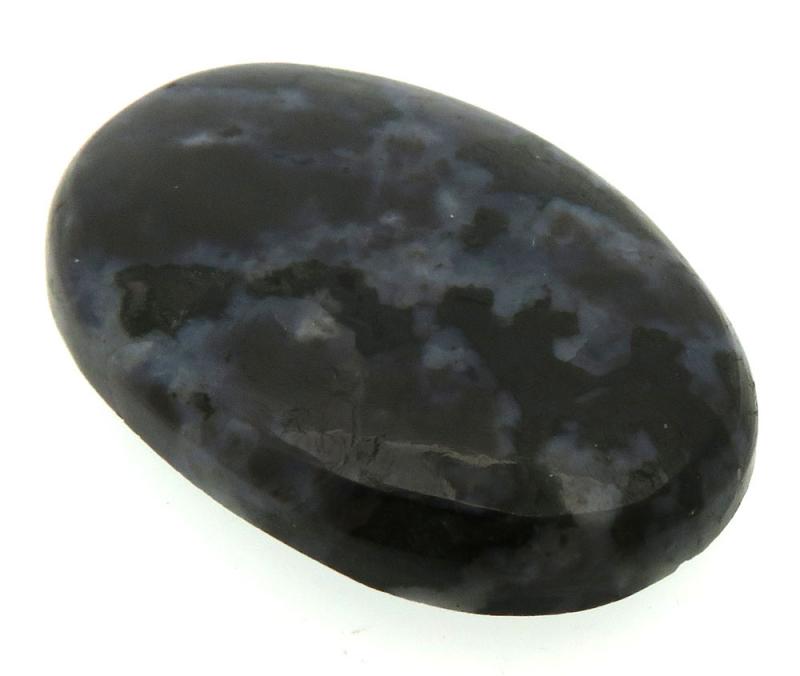 Oval 31x21mm Indigo Gabro Jasper Cabochon 08