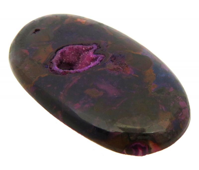 Oval 42x24mm Purple Suji Stone Cabochon 06