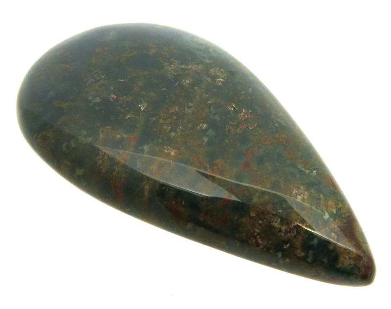 Teardrop 43x24mm Indian Bloodstone Cabochon 04