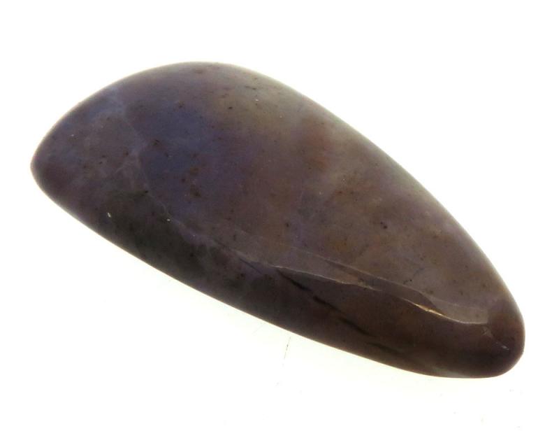 Freeform 29x15mm Purple Jade Cabochon 04