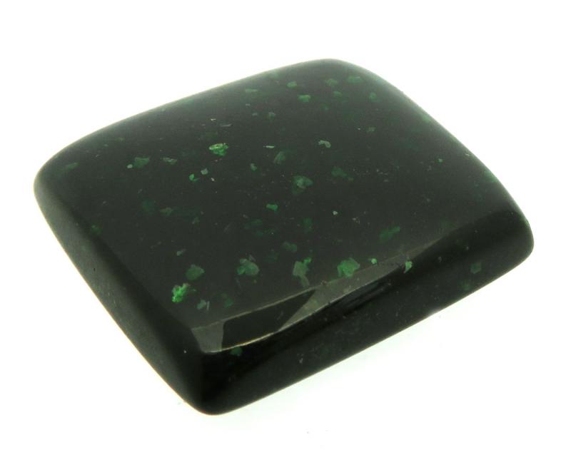Rectangle 24x22mm Greenstone Cabochon 07