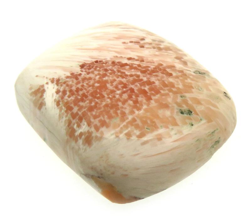 Rectangle 22x20mm Pink Scolecite Cabochon 03