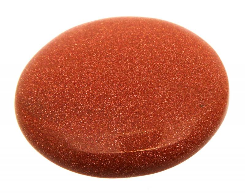 Round 38x38mm Goldstone Cabochon 01