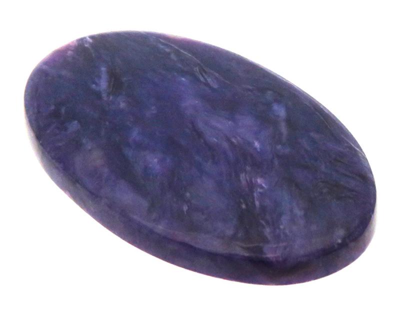 Oval 39x24mm Charoite Cabochon 12