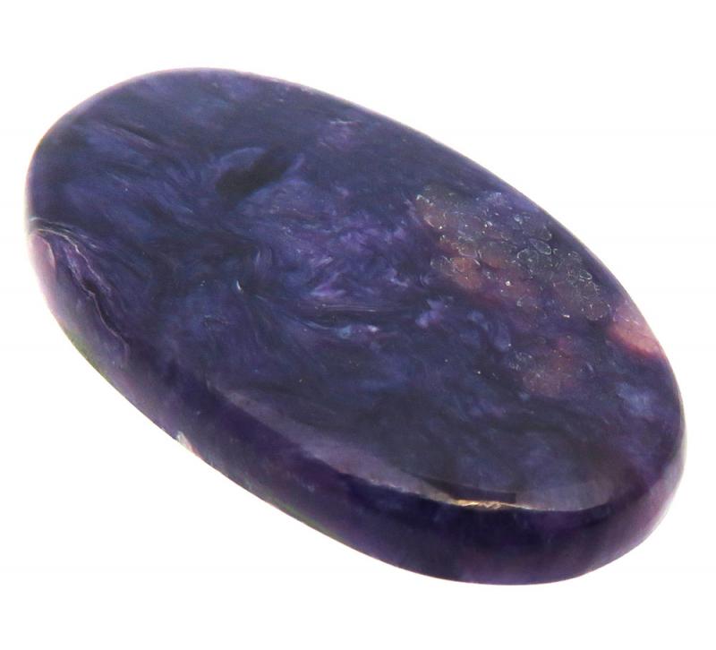 Oval 37x22mm Charoite Cabochon 14