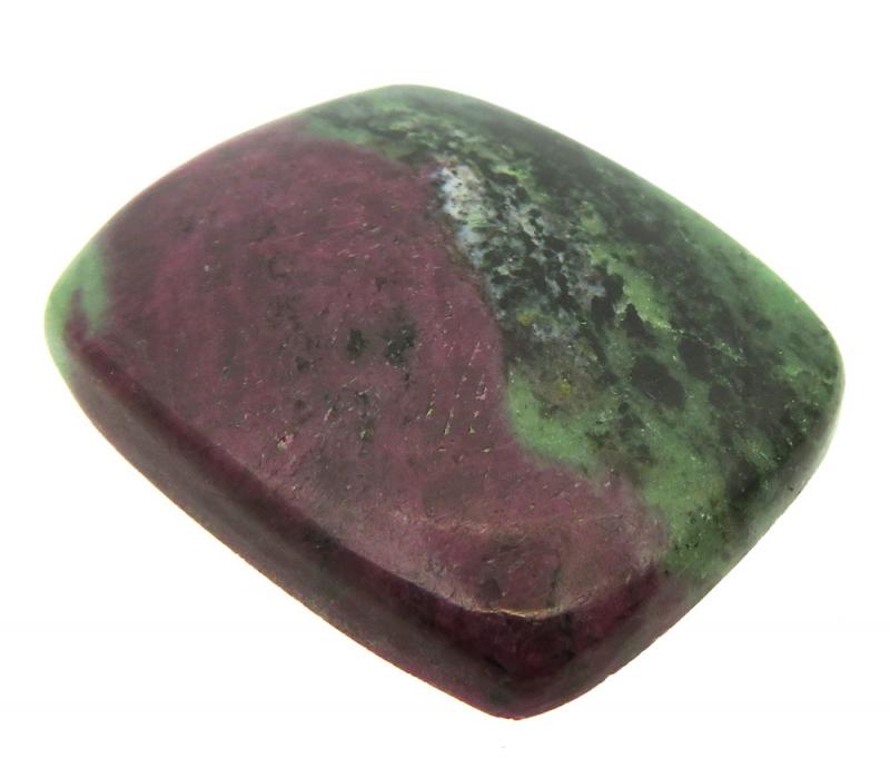 Rectangle 32x27mm Ruby Zoisite Cabochon 04