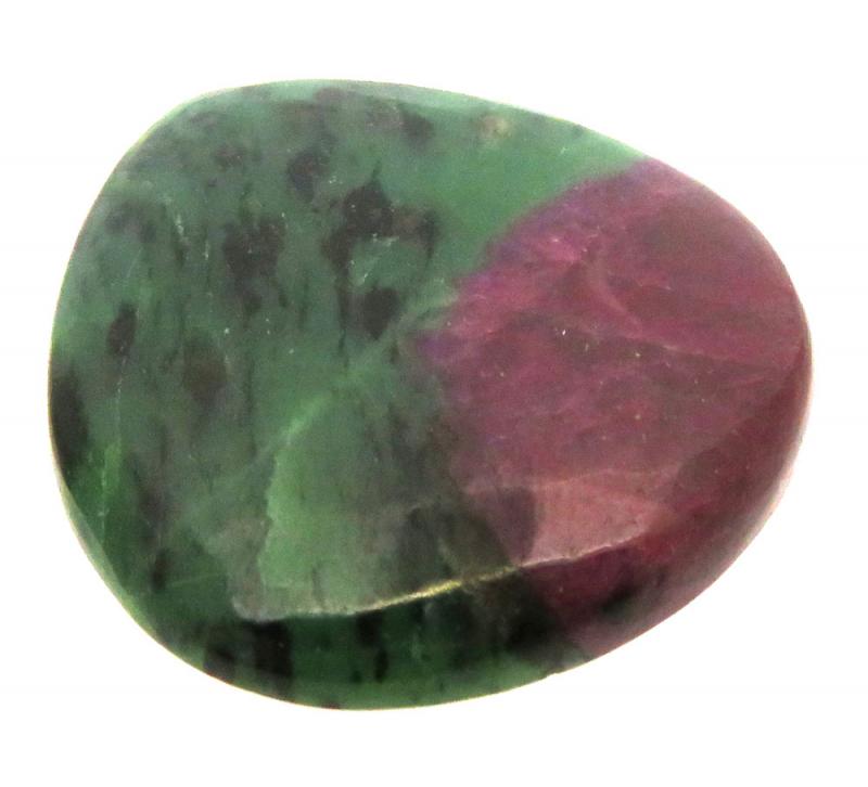 Teardrop 30x29mm Ruby Zoisite Cabochon 15