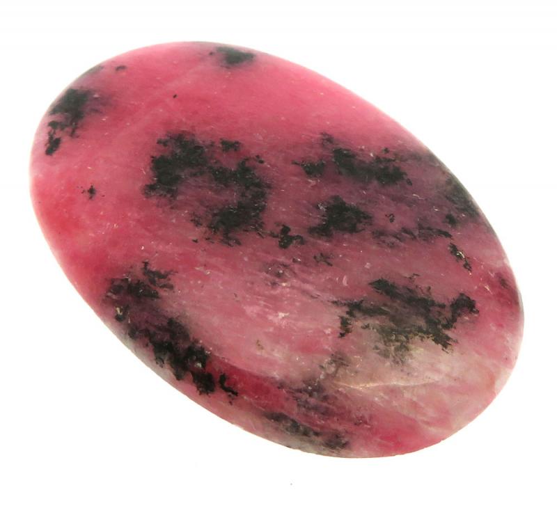 Oval 50x33mm Rhodonite Cabochon 08