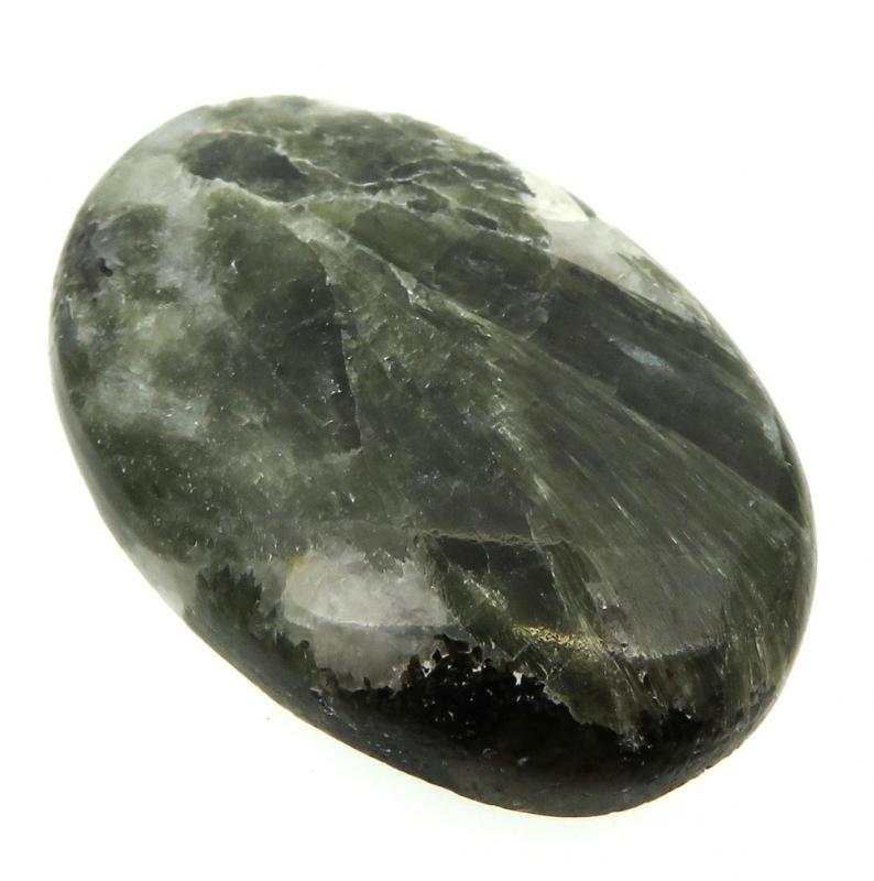 Oval 38x26mm Green Tourmaline in Quartz Cabochon 05