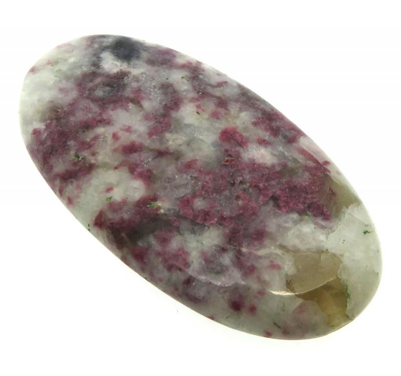 Oval 51x27mm Pink Tourmaline in Quartz Cabochon 01