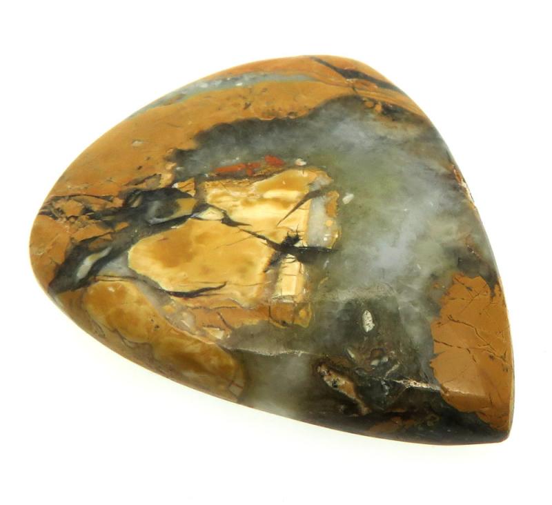 Teardrop 32x27mm Maligano Jasper Cabochon 05