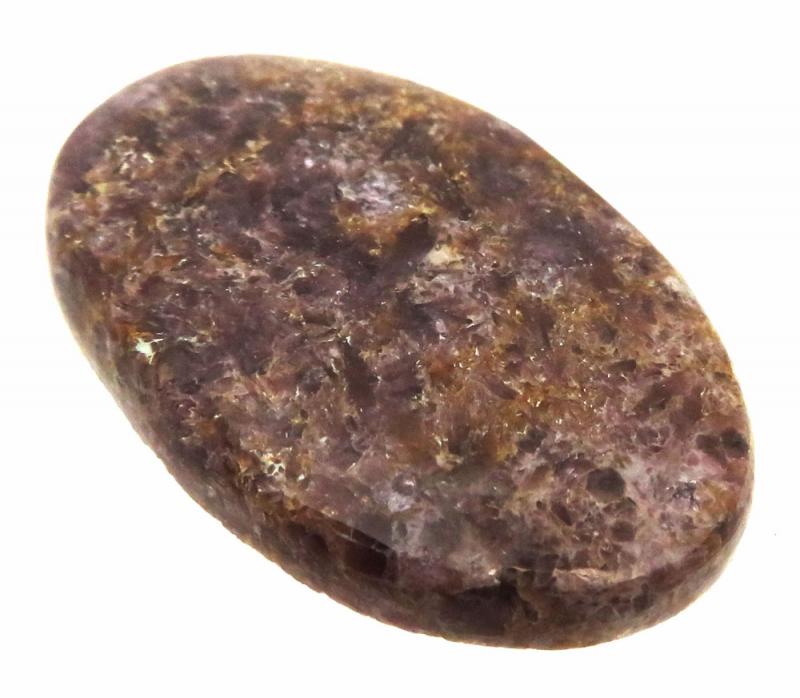 Oval 39x24mm Lepidolite Cabochon 02