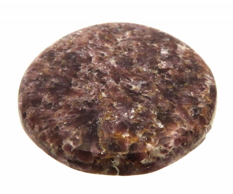 Round 33x33mm Lepidolite Cabochon 15