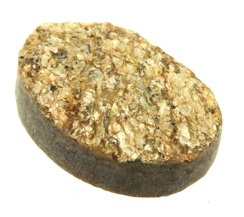 Oval 32x24mm Druzy Mica in Quartz Cabochon 05