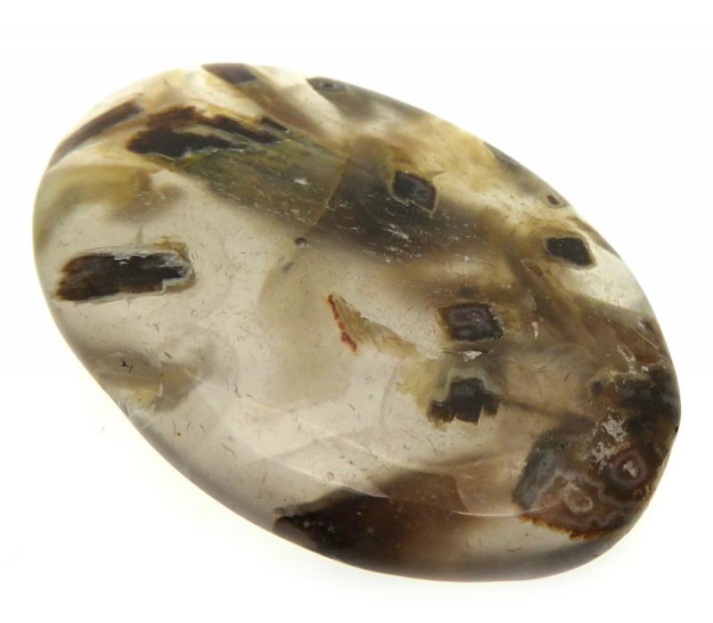 Oval 38x25mm Turkish Stick Agate Cabochon 04