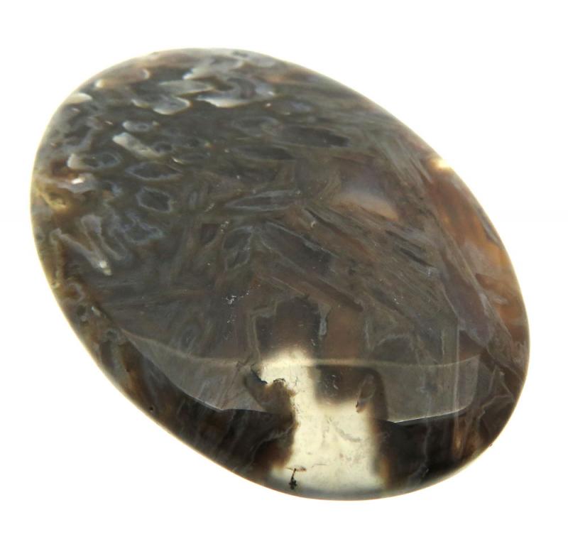Oval 36x25mm Turkish Stick Agate Cabochon 08