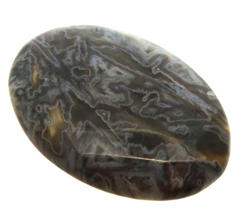 Oval 39x28mm Turkish Stick Agate Cabochon 11