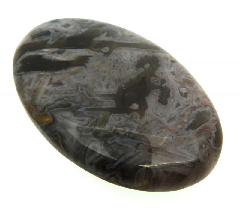 Oval 36x24mm Turkish Stick Agate Cabochon 12