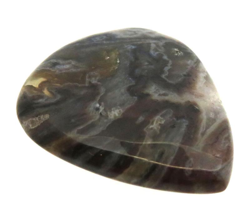 Teardrop 28x25mm Turkish Stick Agate Cabochon 13