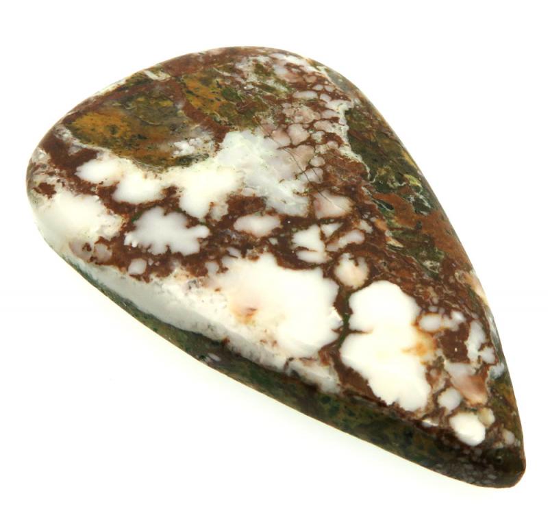 Teardrop 49x32mm Wild Horse Magnesite Cabochon 23