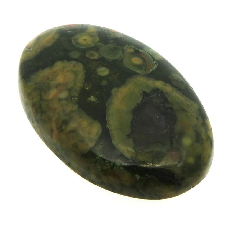 Oval 37x24mm Rainforest Jasper Cabochon 03