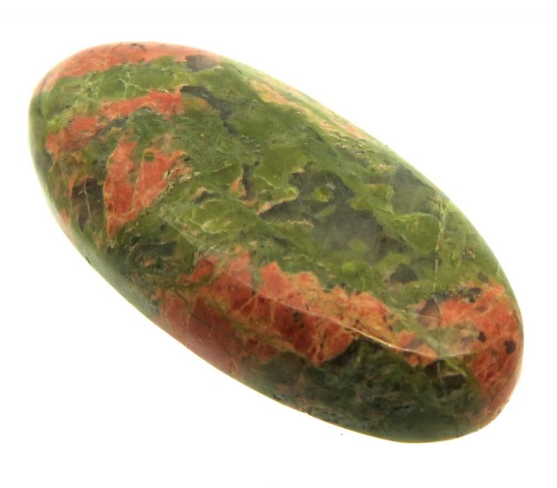 Oval 36x17mm Unakite Cabochon 07