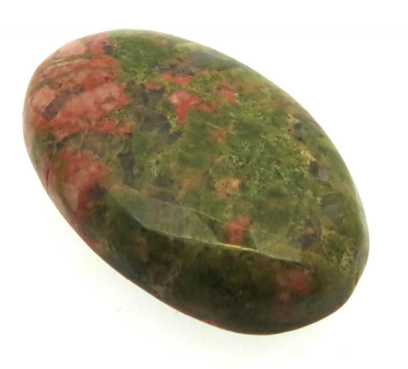 Oval 26x17mm Unakite Cabochon 12