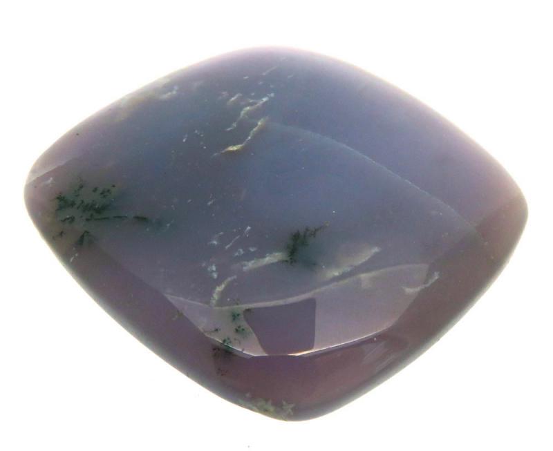 Square 34x34mm Lavender Dendritic Cabochon 05