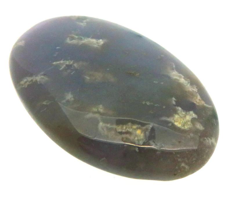 Oval 39x24mm Lavender Dendritic Cabochon 06