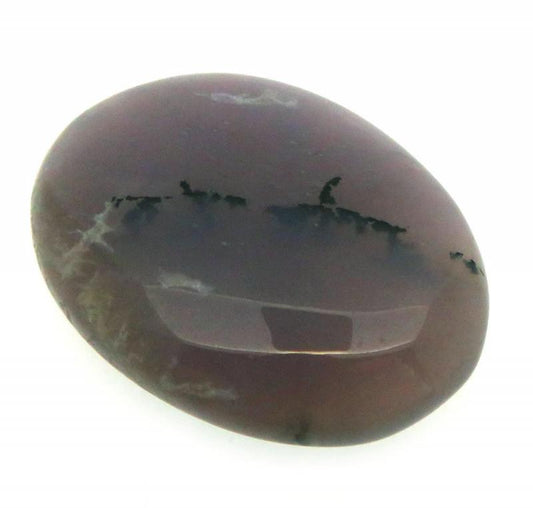 Oval 30x22mm Lavender Dendritic Cabochon 10