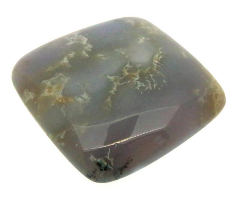 Square 27x27mm Lavender Dendritic Cabochon 11