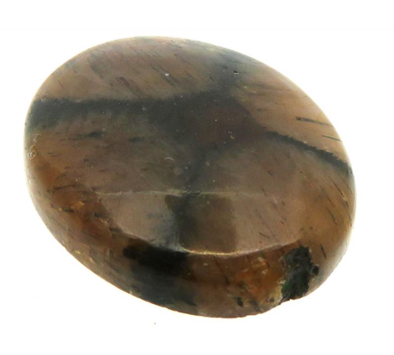 Oval 24x20mm Chiastolite Cabochon 12