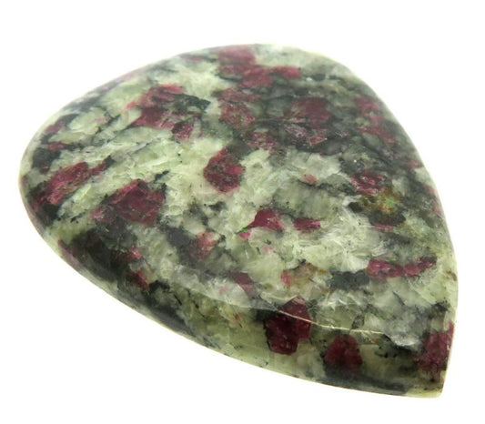 Teardrop 40x32mm Eudialyte Cabochon 21