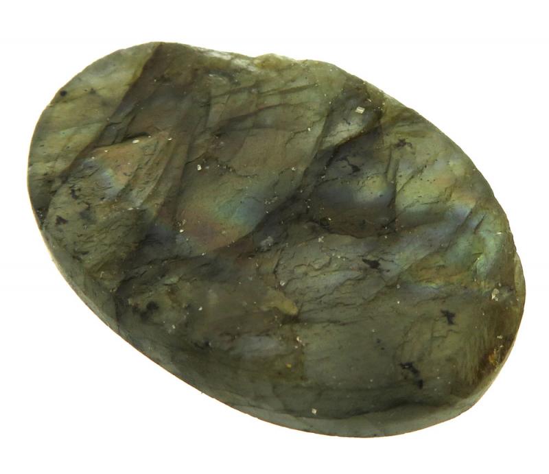 Oval 38x25mm Druzy Labradorite Cabochon 02