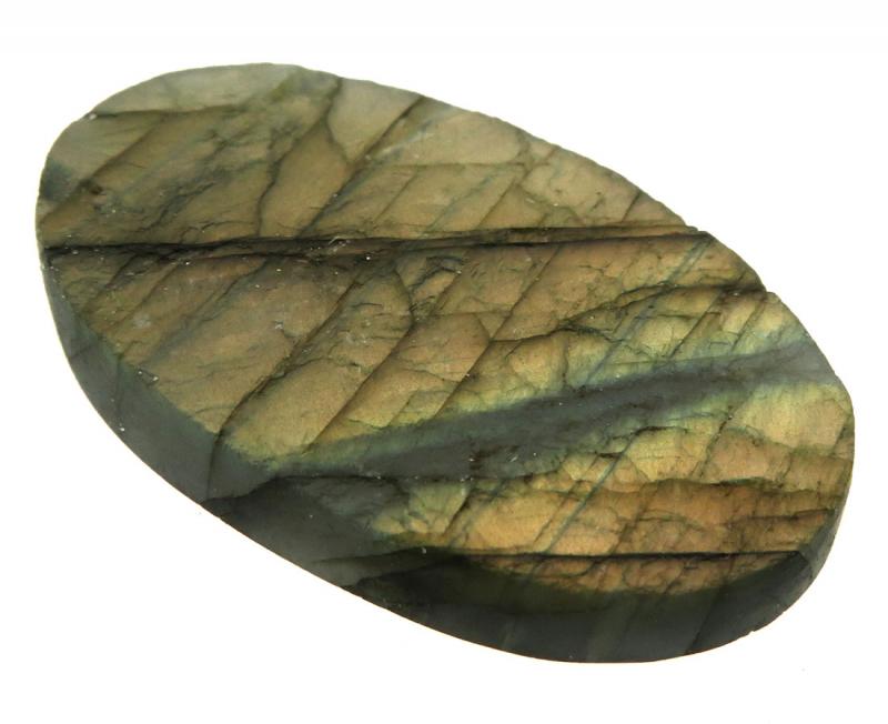 Oval 41x25mm Druzy Labradorite Cabochon 05