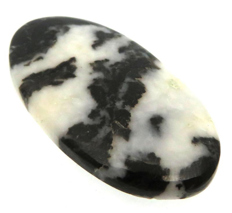 Oval 40x21mm White Buffalo Turquoise Cabochon 15